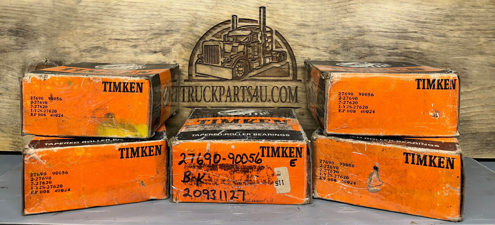 Timken 27690-90056 Matched Bearing Set with Spacer – Tapered Roller Bearings